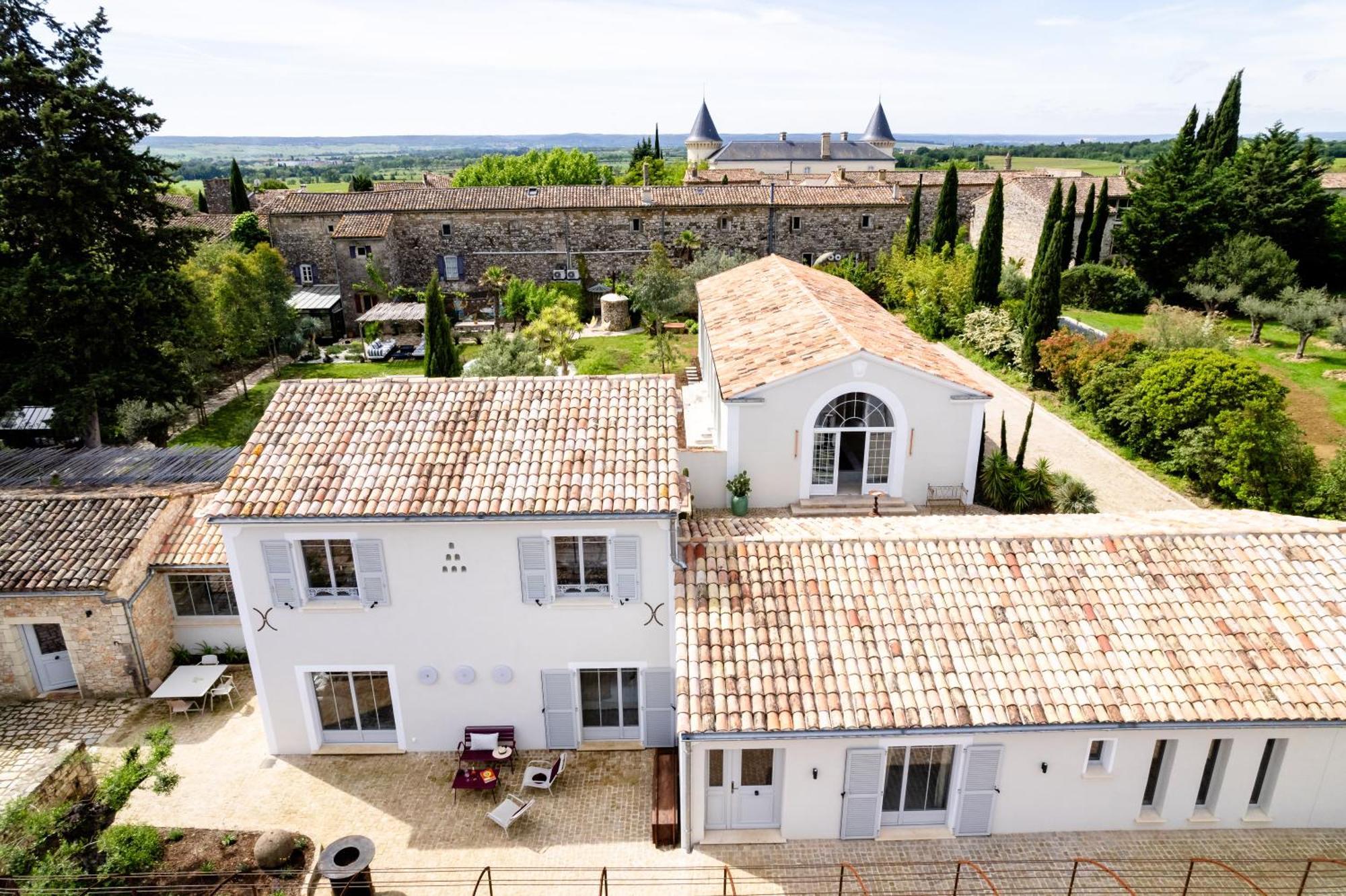 Secret D'Uzes - Le Loft - Avec Piscine Chauffee Lejlighedshotel Eksteriør billede